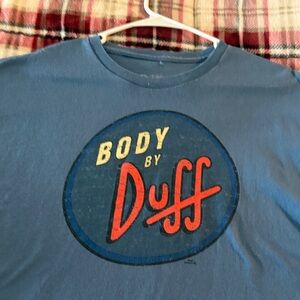 Blue Graphic T-Shirt Simpson design